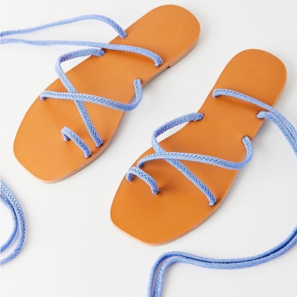 Urban Outfitters UO  Jess Rope Wrap Sandal - Picture 1 of 2